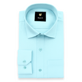 Luxury Twill Cotton Shirt For Men (Light Blue)