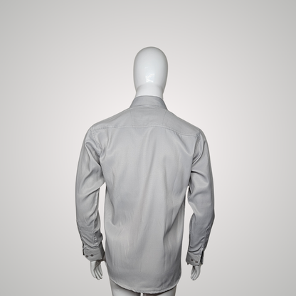 Luxury Twill Cotton Shirt For Men (Grey)