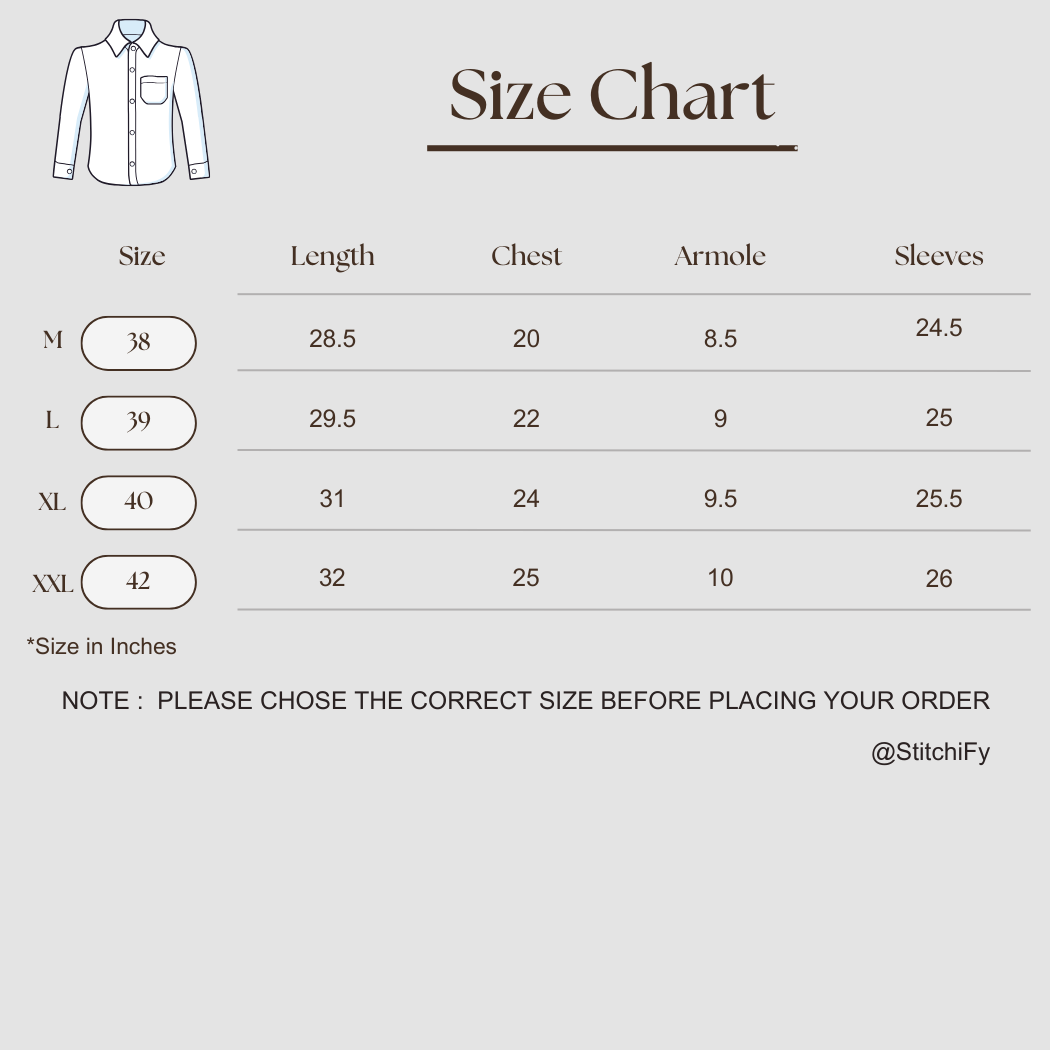 Luxury Twill Cotton Shirt For Men (Grey)