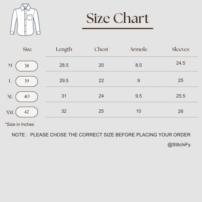 Luxury Twill Cotton Shirt For Men (Grey)