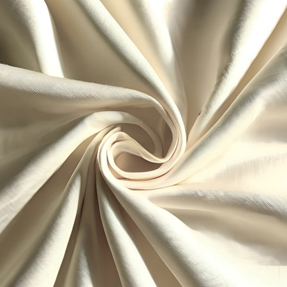 Luxury Twill Cotton Shirt For Men (Cream)